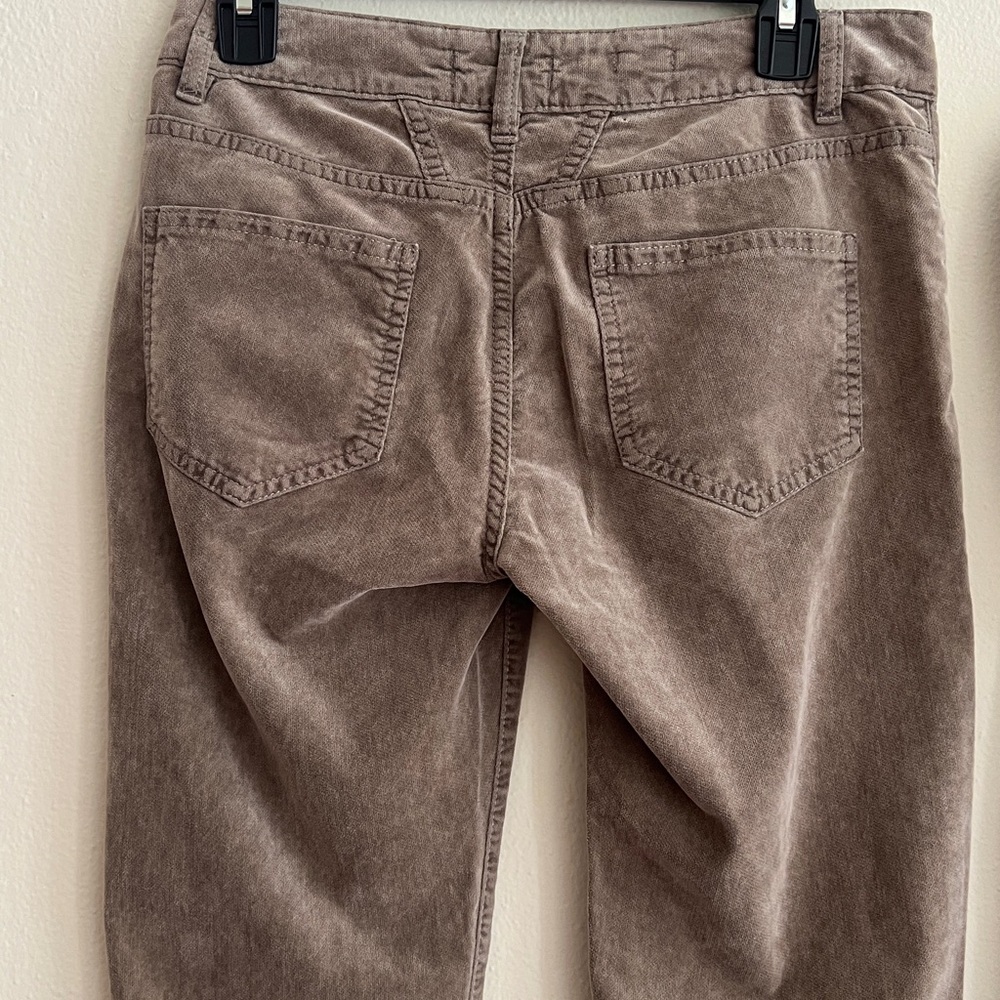 NWT $298 Closed Italy Baker Velvet 5 Pocket Jeans Size 26 beige - Picture 12 of 13